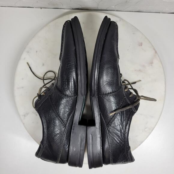 Sandro Moscoloni Brazil Comfort Shoes Mens 9D Black Leather Casual Lace Up - Picture 5 of 16